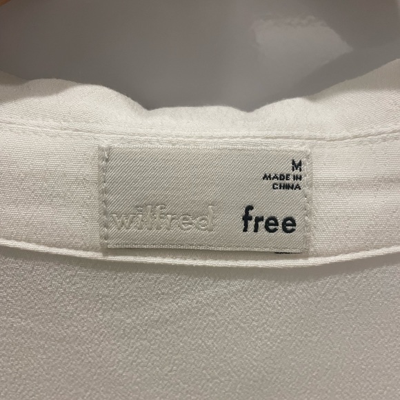 Aritzia/Wilfred White Romper (Size Medium) - Picture 4 of 8
